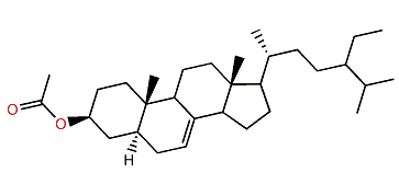 24-Ethyl-5a-cholest-7-en-3b-yl acetate
